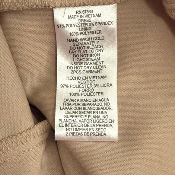 SLNY SL Fashions 2-Pc. Champagne Lace Jacket & Midi Dress Set, NWT! Size 20W - Picture 9 of 10